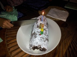 Yummy birthday cake photo J Finnigan