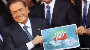 Silvio re-launches 'Forza Italia' Photo Reuters