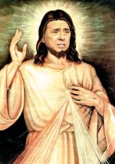 The idol Silvio (Jesu) Berlusconi Photo sdpf