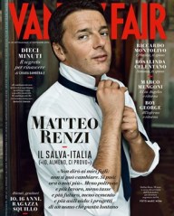 Matteo Renzie on the cover of Vanity Fair. 