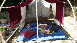 The children's Beduin Tent Phot P Finnigan