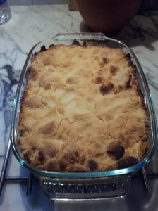 The Plum Crumble Photo J Finnigan