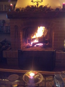 The view from the sofa on Christmas Day Evening. Photo J Finnigan
