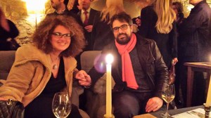 New friends Anna and Cristiano at the opening party Photo J Finnigan