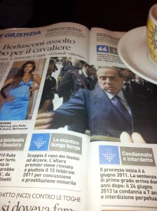 Silvio's case is thrown out! Il Terreno newspaper.