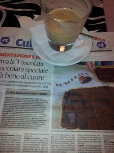 Mmmmm, Festa time for chocolate lovers. Photo J Finnigan