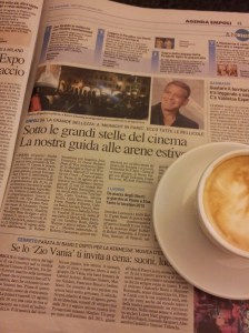 Empoli's Open air Cinema from 21 to 31 August. Photo La Nazione