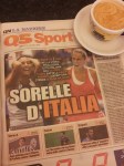 Italy's Tennis girls. La Nazione