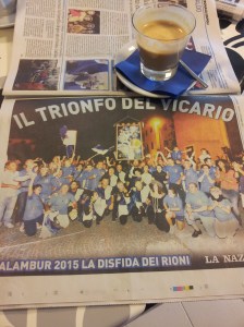 The Calambur Victors! La Nazione 