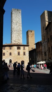 The towers of San Gimignano. Photo P Finnigan