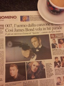 Daniel joins us for coffee. 