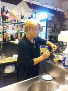 The lovely Laura and her new blond hair colour. Photo J Finnigan