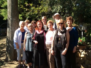 Our lovely visiting American artists, me and the Sister-in-law