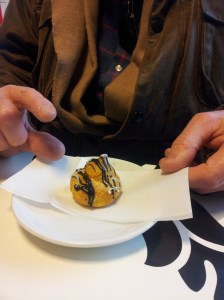 My man starts his pre-Christmas diet. Photo J Finnigan