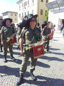 Hunk of the Month, Band Leader Il Bursagliere. Photo J Finnigan