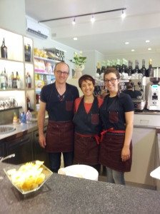 The lovely new family owners of 'La Dispensa' foto J Finnigan