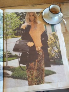 Autumn fashions from Simona Barbieri. La Republica.