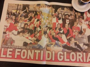 'Il Fonti' the winning team. La Nazione