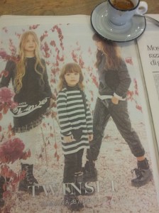 Italian chidren's fashion. La Repubblica
