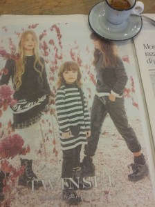 Italian chidren's fashion. La Repubblica