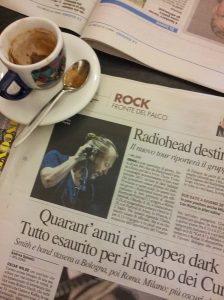 Radiohead rocks in Tuscany. La Reppublica
