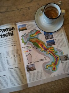 Mappa Sosmica - Seismic Map. La Reppublica