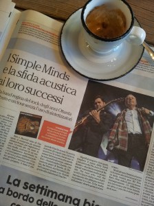 Simple Minds in Tuscany. La Repubblica.