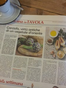 The very versatile vegetable Carciofo. Foto La Repubblica