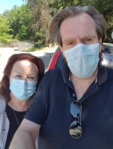 paul and june in facemasks 27.05.20